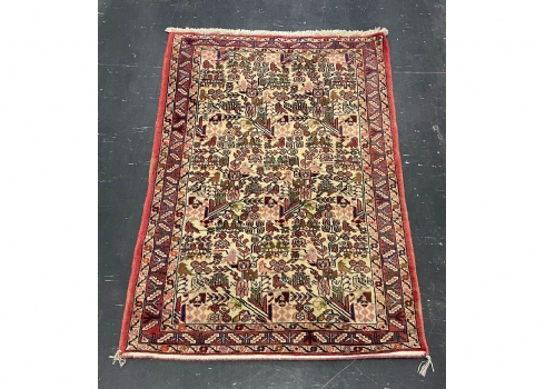2# שטיח פרסי ישן עבודת יד, מידות: 115X145 ס"מ.