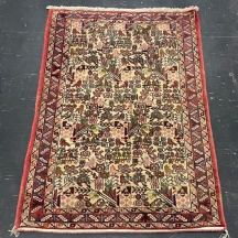 2# שטיח פרסי ישן עבודת יד, מידות: 115X145 ס"מ.