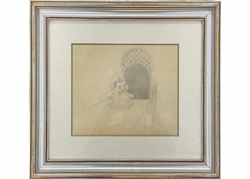 פימה (אפרים רויטנברג) (Fima (Efraim Roeytenberg)) - 'עציץ פורח וכיסא עתיק'