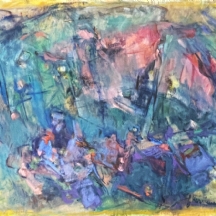 הר אבן, יהודית (Yehudit Har-Even) - 'סירות דייגים בנמל יפו' - ציור גדול ויפה