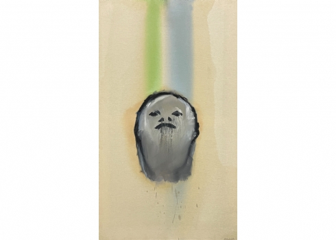 בועז קייזמן - 'צ'ובאקה' - שמן על בד, חתום ומתוארך: 1992