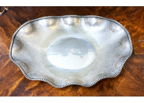 קערת כסף מקסיקנית ישנה עשויה כסף 'סטרלינג' (925), חתומה