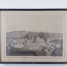 'נוף כיפות אבן בירושלים' - הדפס ישן