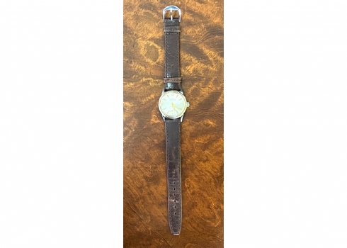 שעון יד שוויצרי ישן לגבר מתוצרת חברת: 'Wycoflex', במצב עבודה תקין, מתכת