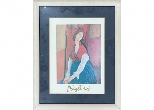 הדפס מצולם על פי אמדאו מודיליאני (Amedeo Modigliani)