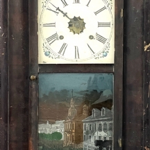 לאספני שעונים עתיקים - שעון מדף (Shelf Clock) אמריקאי עתיק מאמצע המאה ה-19