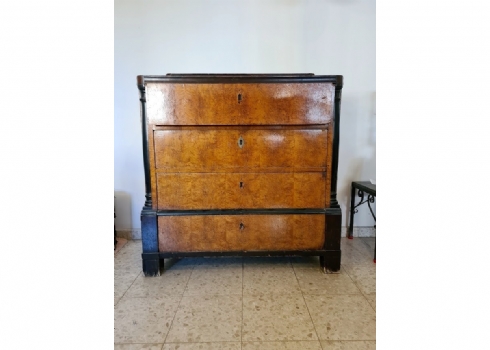 סקרטר גרמני עתיק מתקופת סגנון בידרמייר (Biedermeier), עשוי עץ
