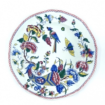 צלחת פאיינס (Faience) צרפתית ישנה ויפה