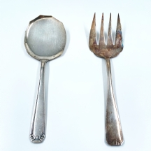 זוג כלי הגשה צרפתיים מתקופת האר דקו