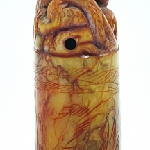 חותם סיני עשוי אבן סבון 'שושאן' (Shoushan Soapstone) מגולפת