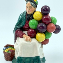 'Old Balloon Man' - פסל פורצלן אנגלי ישן, בדמות מוכרת בלונים, Royal Doulton