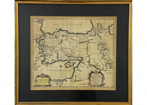 'Tabula Itineris Decies Mille' - מפה עתיקה, אמסטרדם  1730