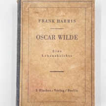 'וידוי חיים', אוסקר וילד, 1924, Oscar Wilde. Eine Lebensbei