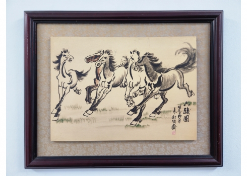 'סוסים' - ציור סיני ישן