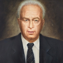 ולדימיר מנב - יצחק רבין - דיוקן'