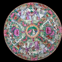 צלחת חרסינה סינית ישנה