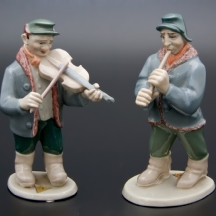 זוג פסלוני פורצלן הונגרים