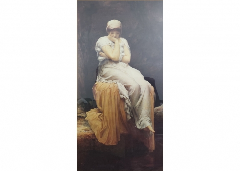 Solitude' - הדפס מצולם גדול ויפה על פי ציורו הנודע של Frederic Leighton