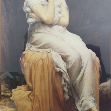 Solitude' - הדפס מצולם גדול ויפה על פי ציורו הנודע של Frederic Leighton