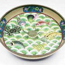 קערת קלואזונה (Cloisonne) סינית