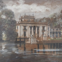 Mariana Puchalski  (ציירת פולניה, 1912-1970) ארמון המרחצאות (Palace on the Isle