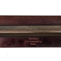 סרגל אדריכלים/ניווט ימי, גלגלי ישן, תוצרת 'ASTONMANDA' משנת 1944, חתום