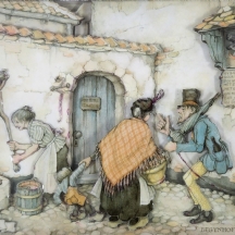 אנטון פיק (Anton Pieck), תבליט ישן