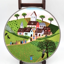 צלחת פורצלן גרמנית, מתוצרת: 'Villeroy & Boch