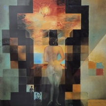 סלבדור דאלי, (Salvador Dali) - 'לינקולן בחזון דאלי' ('Lincoln in Dalivision')