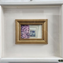 בוקי שוורץ (1932-2009), עבודה תלת ממדית וקולז', חתום ומתוארך 1991