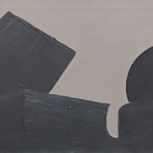 גבי קלזמר נ. 1950 - 'חתולים שחורים' - ציור ארוך במיוחד