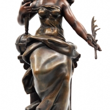 לואי אוגוסט מורו (פסל צרפתי, Louis Auguste Moreau, 1855-1919) - פסל שפלטר