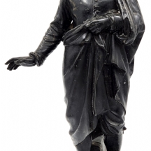 פסל אנגלי עתיק בדמותו של ג'ון מילטון - המאה ה-19