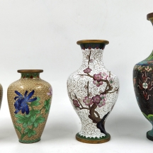 לאספני קלואזונה - לוט של 4 כדי קלואזונה (Cloisonne)