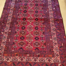 שטיח אפגני קונדוז ישן וצפוף