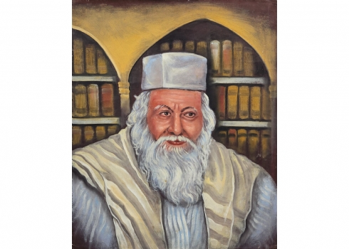 'רב' - ציור ישן
