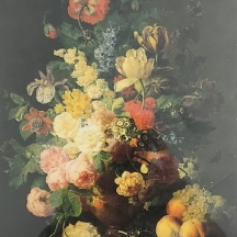 'אגרטל פרחים' - הדפס מצולם על פי ציורו הנודע של יאן פרנס ואן דאל