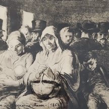 'The Third-Class Carriage' - הדפס על פי ציור של אונורה דומייה (Honore Daumier)