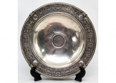 כלי כסף גרמני עתיק מתוצרת: 'גוסטאב ממרט' (Gustav Memmert), עשוי כסף '800' (חתום)
