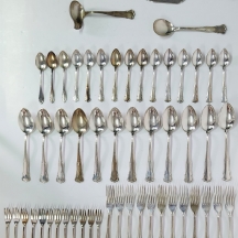 לוט פרטי סכו"ם גרמני ישן עשוי כסף '800'