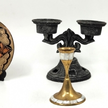 לוט של 4 פרטי מתכת ישנים שונים