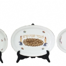 לוט של 3 מגשי פורצלן ישנים שונים מדגמים ויצרנים שונים