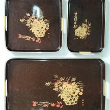 סט מגשים יפנים ישן