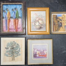 לוט של 5 תמונות ישנות שונות