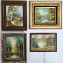 לוט של 4 תמונות ישנות