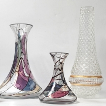 לוט של 7 כלי זכוכית שונים