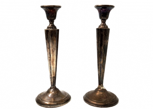 זוג פמוטי כסף ישנים