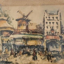 לפרנקופילים - 'מולן רוז', הדפס ישן