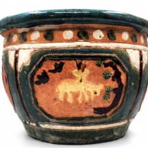 עציץ קרמיקה סיני עשוי טרקוטה