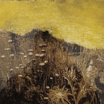 חוה שרף (Eva Sharf) - 'מגדל בשמים בשדה חוחים ודרדרים' - הדפס חתום בעיפרון